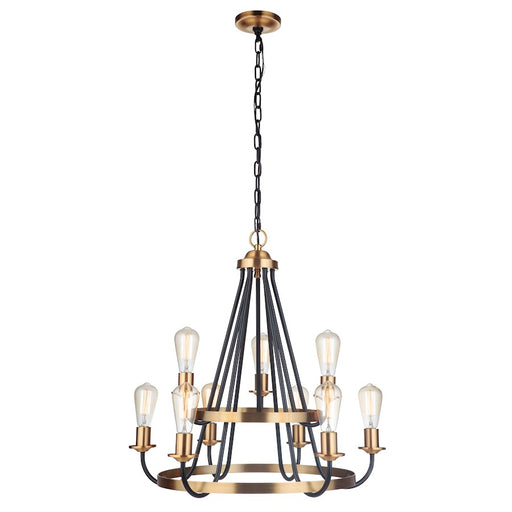 Craftmade Randolph Chandelier, Black