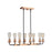 Craftmade Randolph 8 Light Island, Black