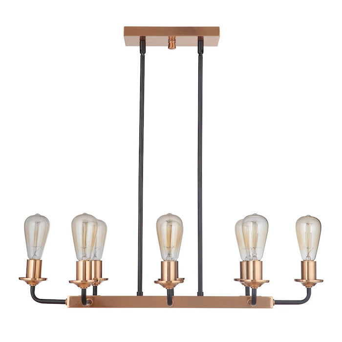 Craftmade Randolph 8 Light Island, Black