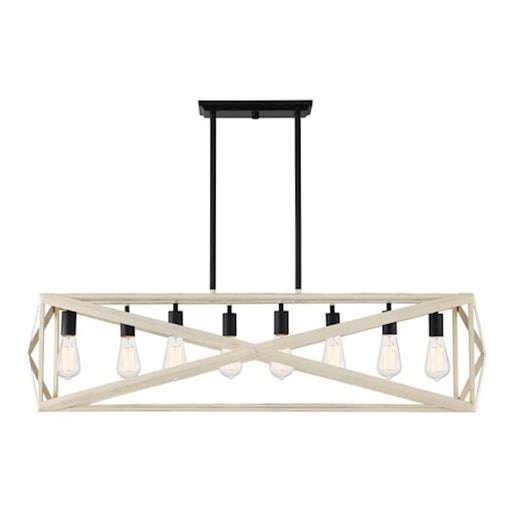 Craftmade Hansel 8 Light Island Light Cottage White Espresso