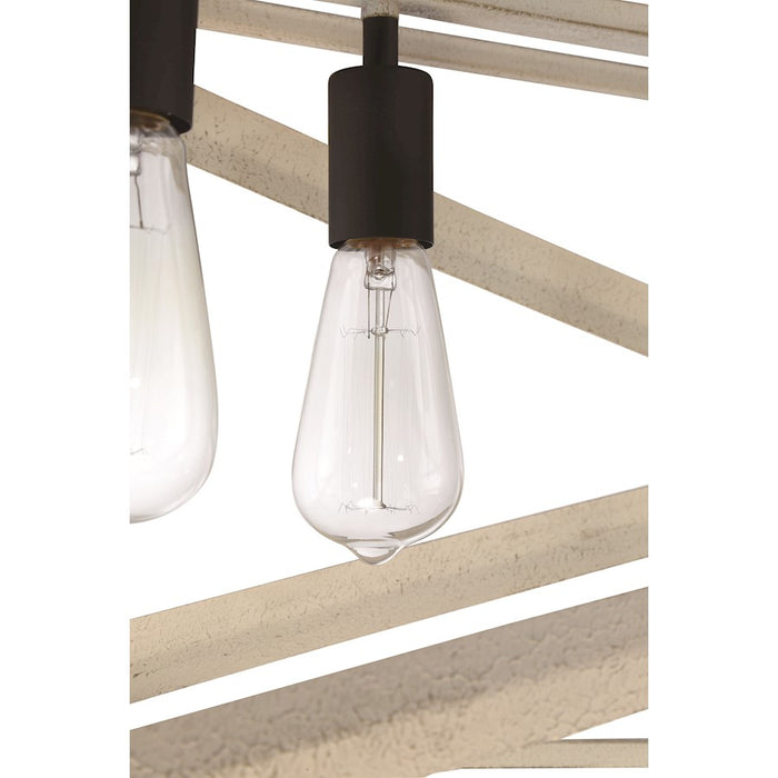 Craftmade Hansel 8 Light Island Light Cottage White Espresso