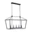 Craftmade Flynt 5 Light Island, Flat Black