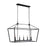 Craftmade Flynt 5 Light Island, Flat Black