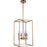Craftmade Tarryn 4 Light Foyer Pendant Satin Brass