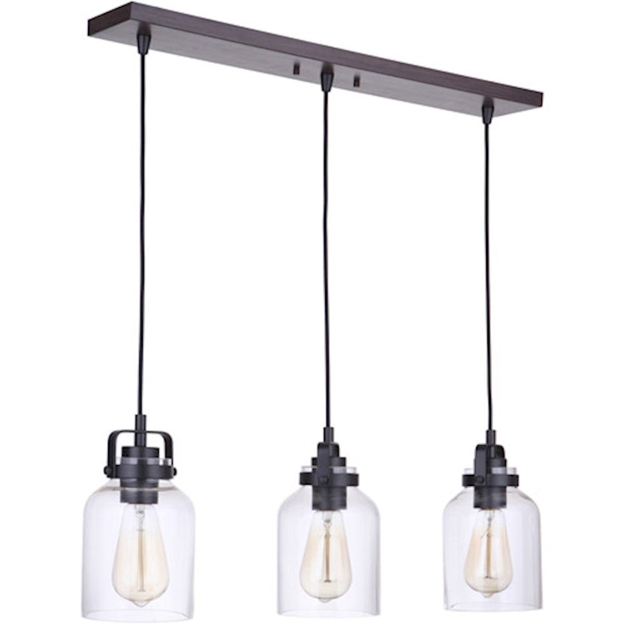 Craftmade Foxwood 3 Light Linear Pendant