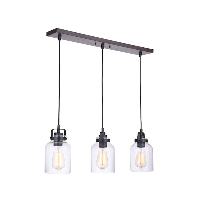 Craftmade Foxwood 3 Light Linear Pendant