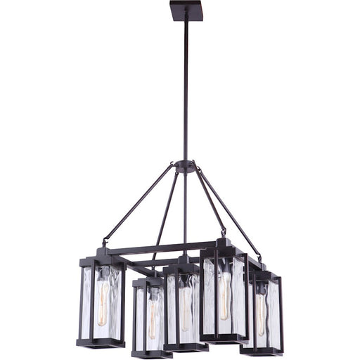 Craftmade Pyrmont 5 Light Outdoor Chandelier Oiled Bronze Gilded