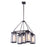Craftmade Pyrmont 5 Light Outdoor Chandelier Oiled Bronze Gilded