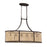 Craftmade Malaya 6 Light Island, Aged Bronze Brushed