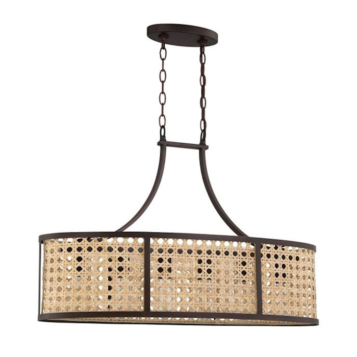 Craftmade Malaya 6 Light Island, Aged Bronze Brushed