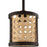 Craftmade Malaya 1 Light Mini Pendant, Aged Bronze Brushed
