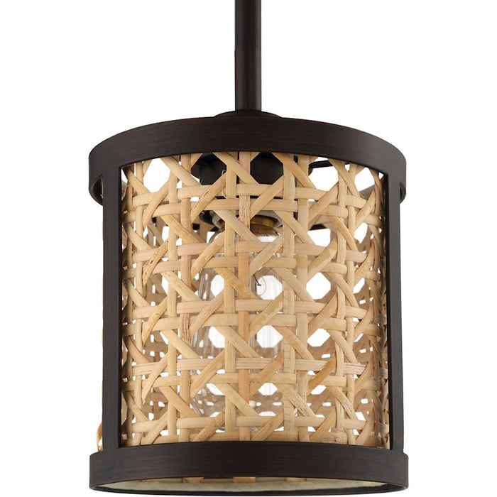 Craftmade Malaya 1 Light Mini Pendant, Aged Bronze Brushed