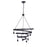 Craftmade Tranquil Chandelier, Flat Black