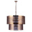 Craftmade Mesh 9 Light Pendant, Satin Brass - 58999-SB