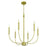 Craftmade Traci 6 Light Chandelier, Brass