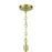 Craftmade Traci 8 Light Chandelier, Brass