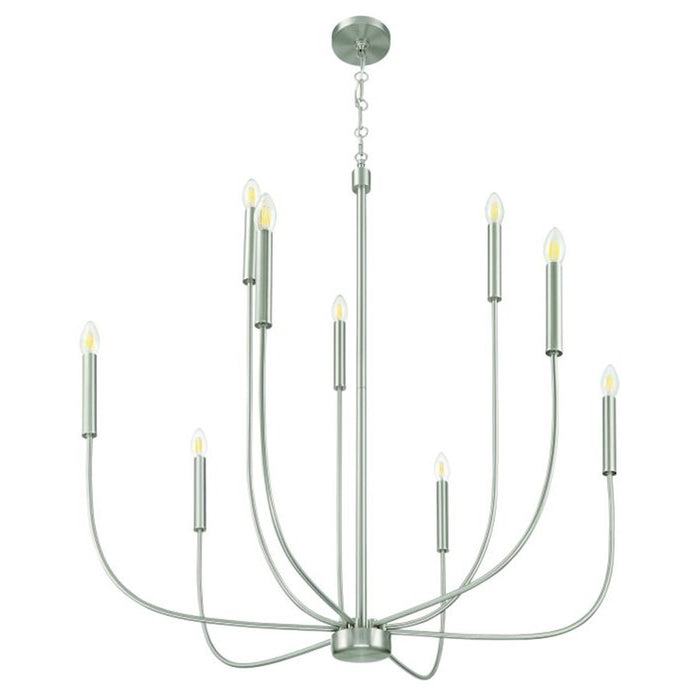 Craftmade Traci 9 Light Chandelier, Nickel