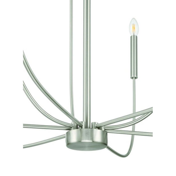 Craftmade Traci 9 Light Chandelier, Nickel