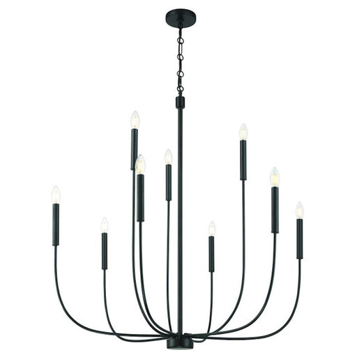 Craftmade Traci 9 Light Chandelier, Black