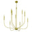 Craftmade Traci 9 Light Chandelier, Brass