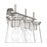 Craftmade Connell 3 Light Vanity, Nickel/Clear