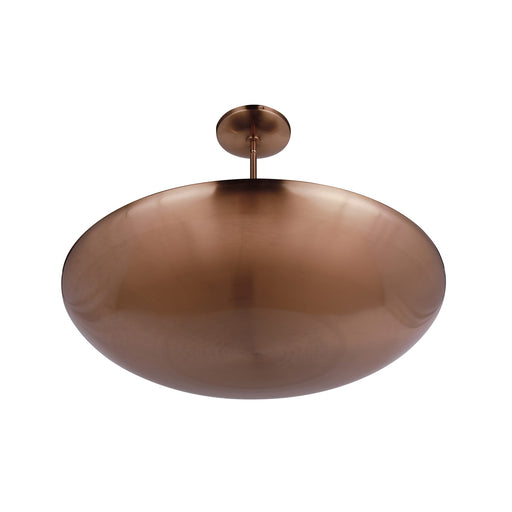 Craftmade Isabel 5 Light Semi-Flush, Satin Brass/Satin Brass