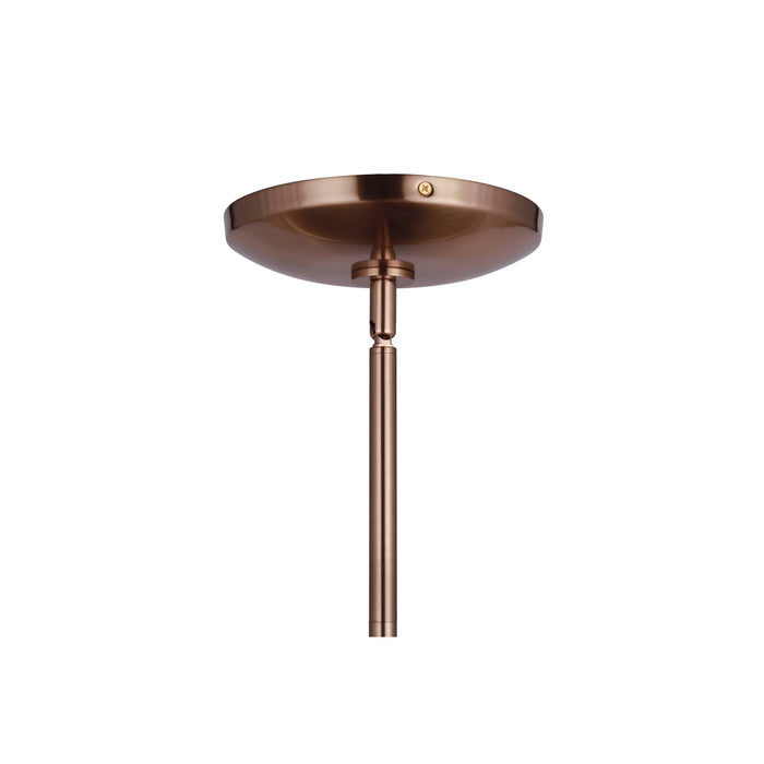 Craftmade Isabel 5 Light Semi-Flush, Satin Brass/Satin Brass