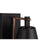 Craftmade Blake 1 Light Wall Sconce, Black/Brass/Black