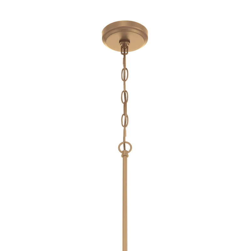 Craftmade Pleated 1 Light Mini Pendant, Premium Bronze/Clear Pleated