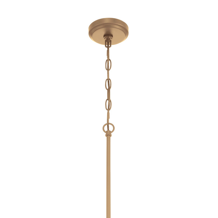 Craftmade Pleated 1 Light Mini Pendant, Premium Bronze/Clear Pleated