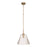 Craftmade Pleated 1 Light Pendant, Premium Bronze/Clear Pleated - 61192-CPZ