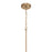 Craftmade Pleated 1 Light Pendant, Premium Bronze/Clear Pleated
