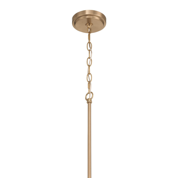 Craftmade Pleated 1 Light Pendant, Premium Bronze/Clear Pleated