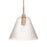 Craftmade Pleated 1 Light Pendant, Premium Bronze/Clear Pleated