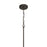 Craftmade Reflection 6 Light Chandelier, Flat Black/Clear Textured