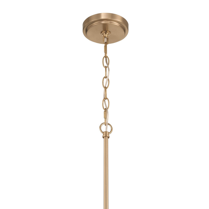 Craftmade Reflection 1 Light Mini Pendant, Bronze/Clear Textured
