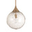 Craftmade Reflection 1 Light Pendant, Premium Bronze/Clear Textured