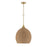 Craftmade Keira 1 Light Pendant, Satin Brass