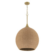 Craftmade Keira 3 Light Pendant, Satin Brass - 61393-SB