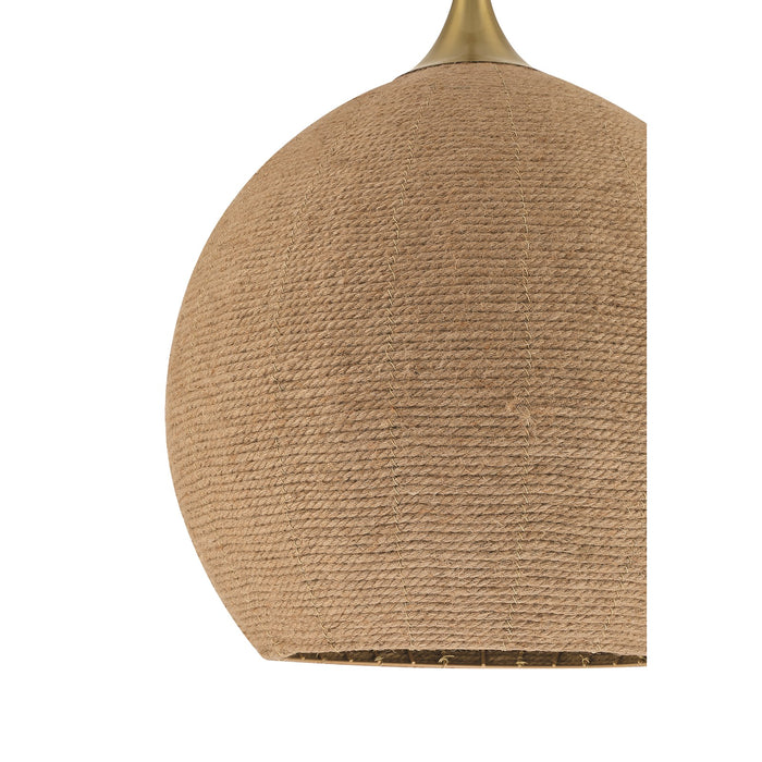 Craftmade Keira 3 Light Pendant, Satin Brass