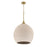Craftmade Keira 3 Light Pendant, Satin Brass/White - 61393W-SB