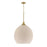 Craftmade Keira 3 Light Pendant, Satin Brass/White