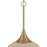 Craftmade Keira 3 Light Pendant, Satin Brass/White