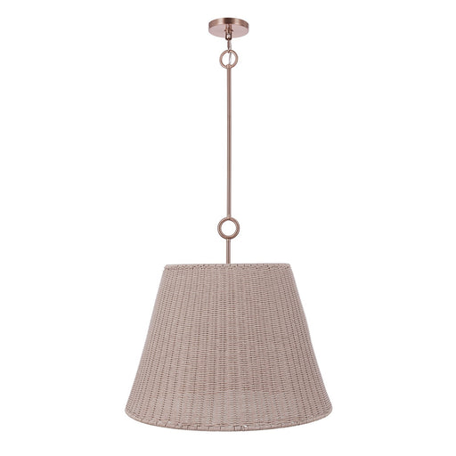 Craftmade Kirsten 3Lt 24" Pendant, Bronze (Wht, Bronze