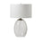 Craftmade 24" Table Lamp, Satin Brass/Off White Linen