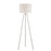Craftmade 59" Table Lamp, Brushed Polished Nickel/Off White Linen