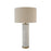 Craftmade 15" Table Lamp, Satin Brass/Off White Linen