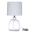 Craftmade 9" Table Lamp, Brushed Polished Nickel