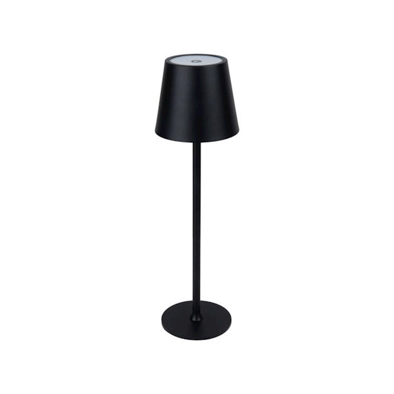 Craftmade Evans 1 Light LED Rechargeable Lamp, Black/Frost
