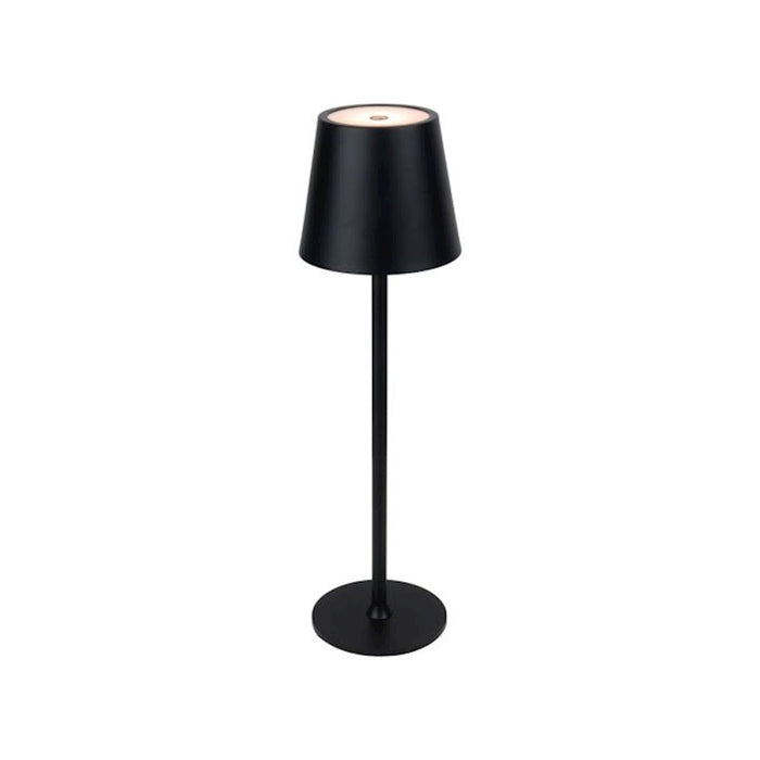 Craftmade Evans 1 Light LED Rechargeable Lamp, Black/Frost